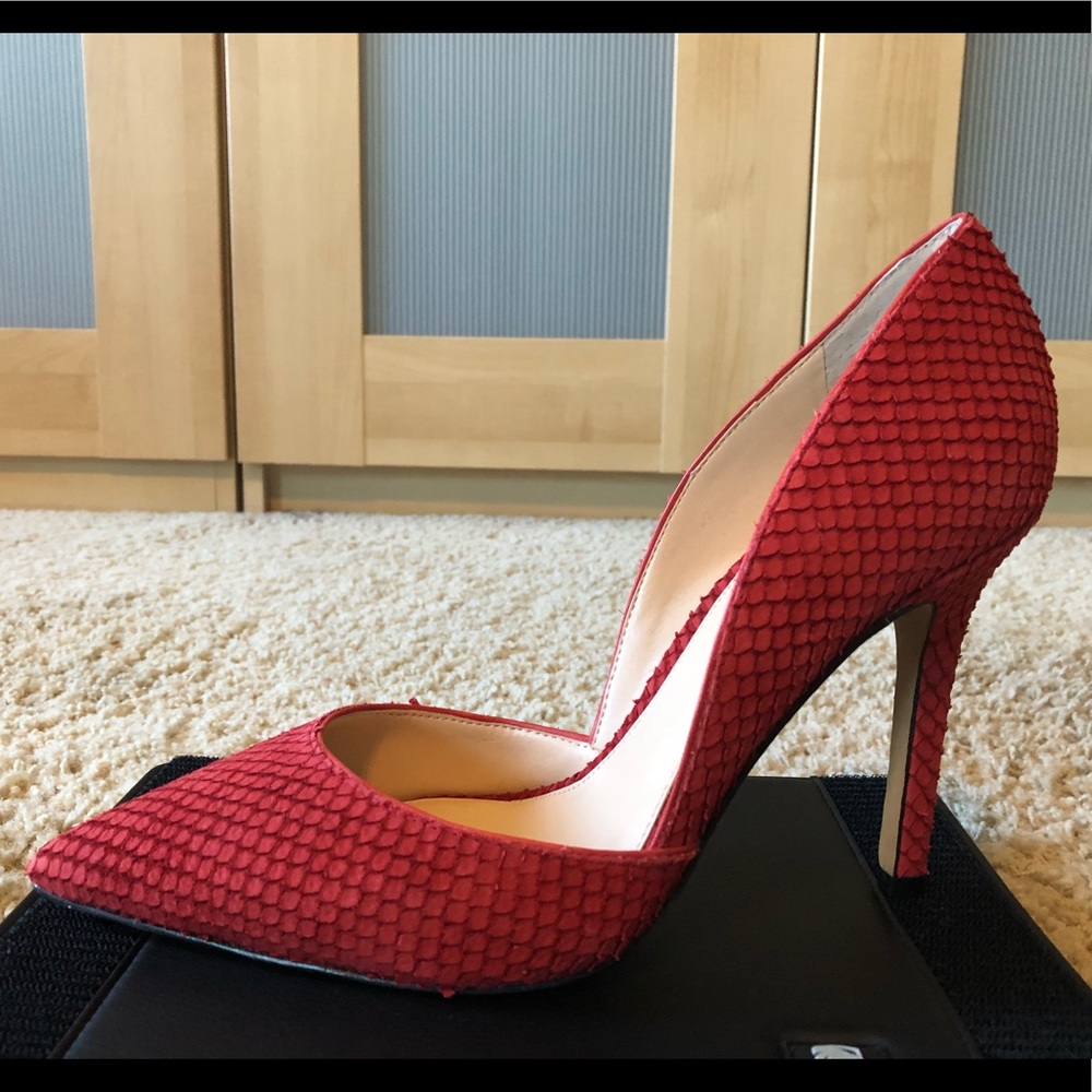 Vince Camuto red heels - size 10.